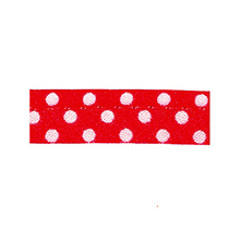 Sewing piping red with white dots 10 mm 74851046